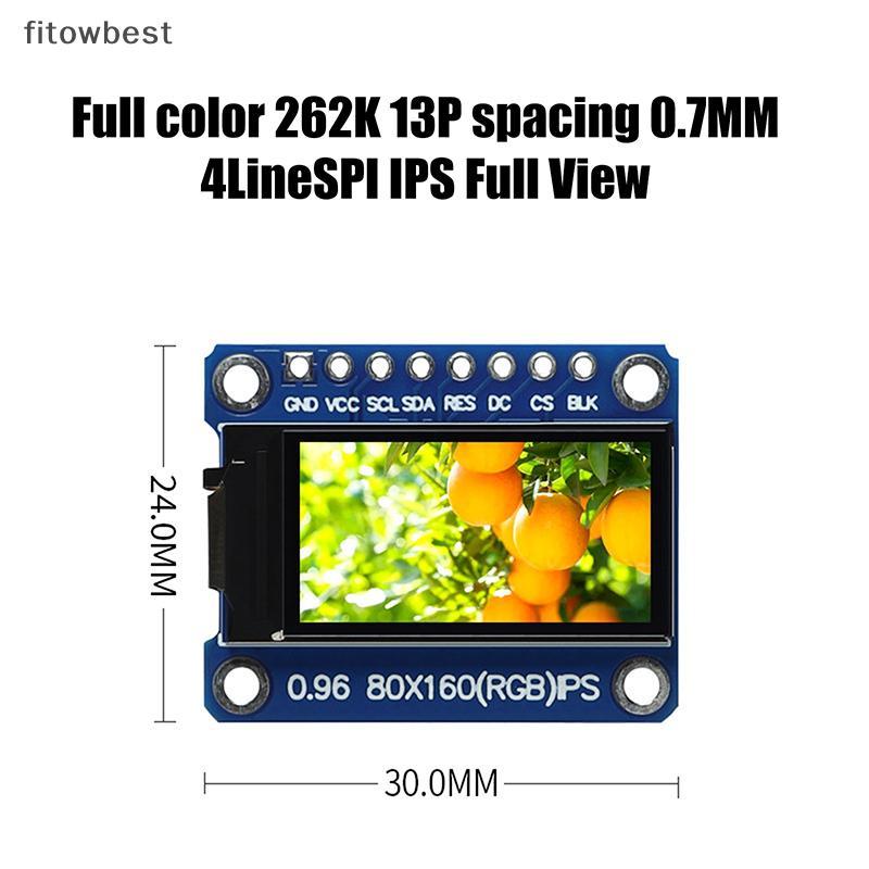 0.96 Polegada IPS Display Módulo OLED Para 80 * 160 65K Colorido RGB TFT LCD Placa ST7735 ST7735 DIY
