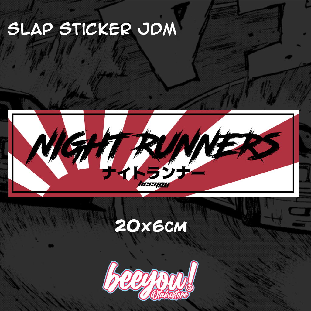 Adesivo Decorativo para Carro - Slap Sticker Waifu Itasha JDM Personagens De Anime