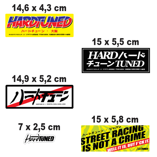 adesivos hard tuned japan slaps stickers jdm street racing