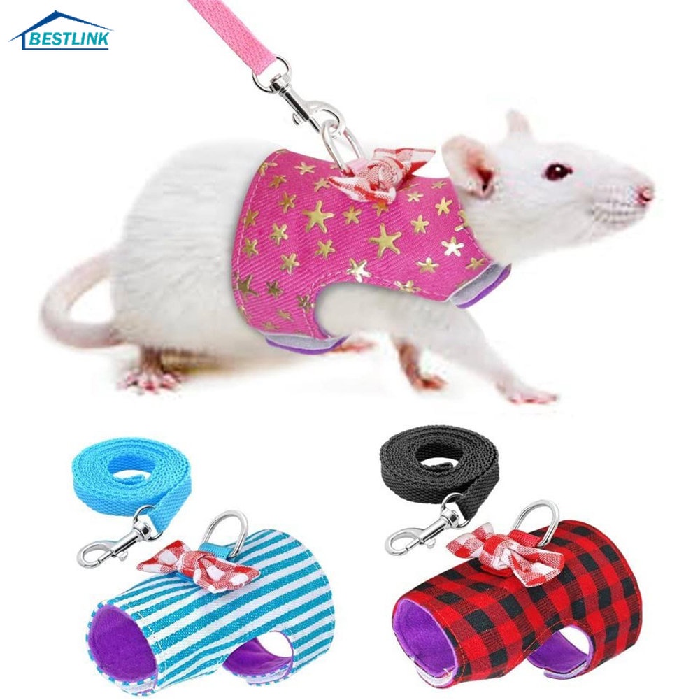 Bestlink Com Laço O Peito Do Coelho Ferret Guinea Pig Bunny Hamster Harness Pequenos Suprimentos Animais De