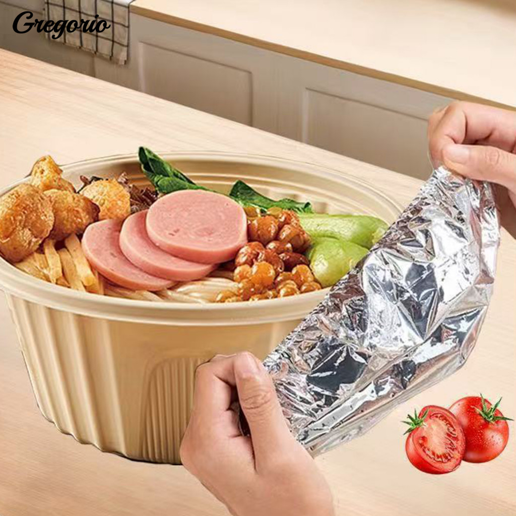Aluminum Foil Food Cover Insulated 2 Pack Insulation Covers for Bowls Plates – Reusable Elastic Lids Easy Clean Heat R