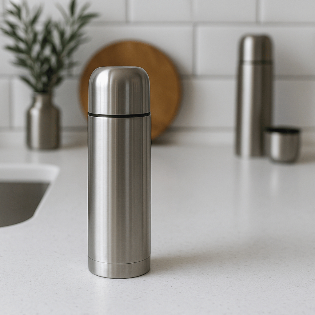 Garrafa Térmica Inox Premium 750ML – Parede Dupla Quente/Frio
