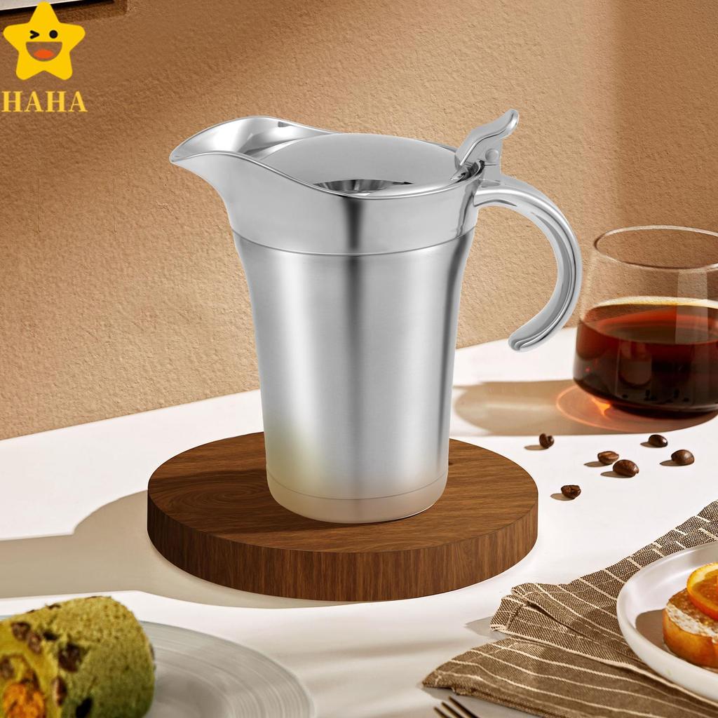 Barco De Molho Com Tampa Articulada Parede Dupla Jarro Isolado De Aço Inoxidável 750ml Aquecedor Para Shopbc8428