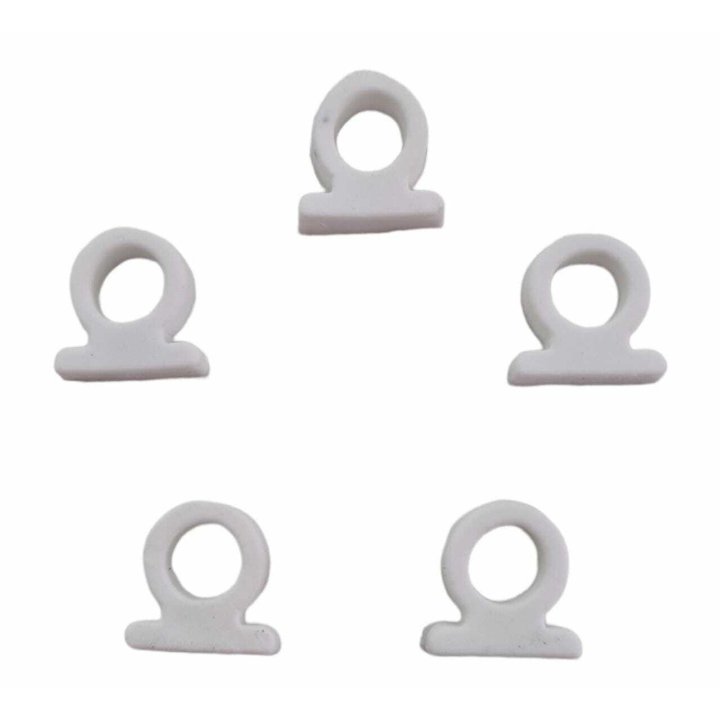 Adaptador de Aplique para Lápis Emborrachado - Branco - 13mm