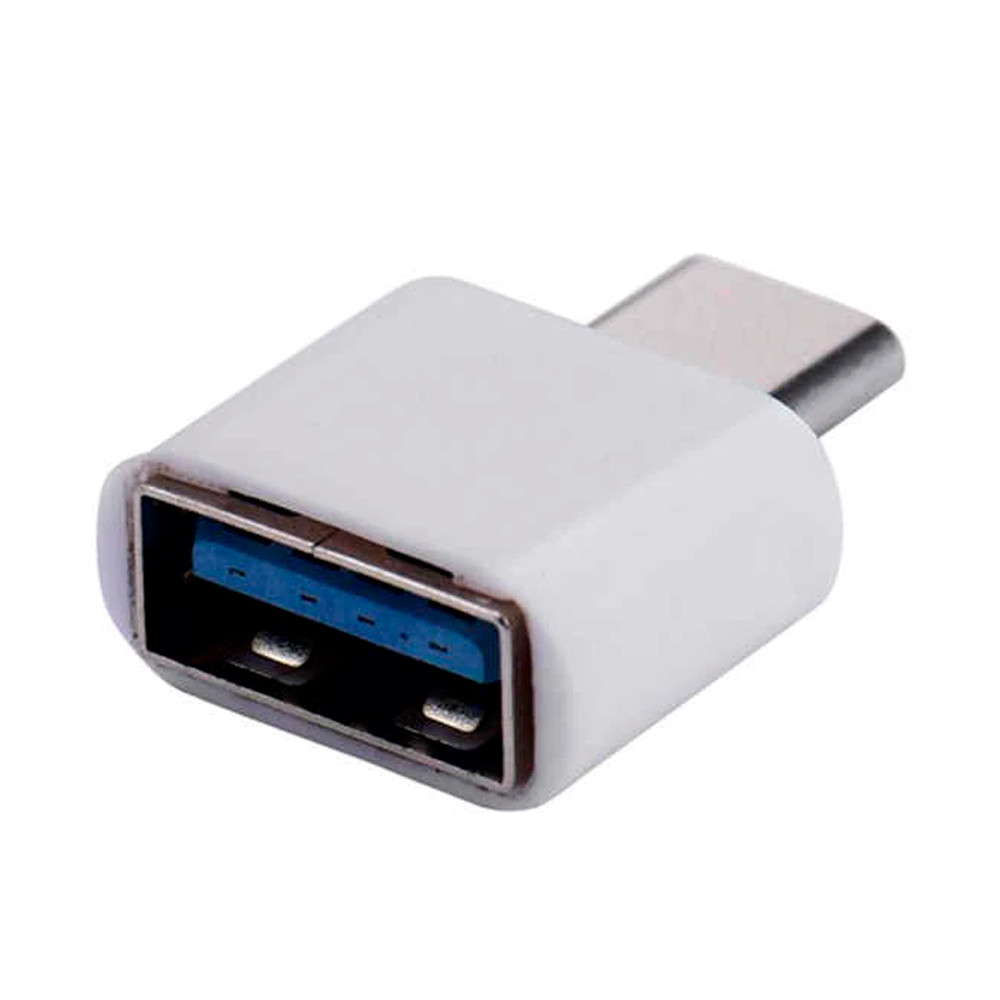 Adaptador Usb 2.0 para Usb C Macho/Fêmea Branco
