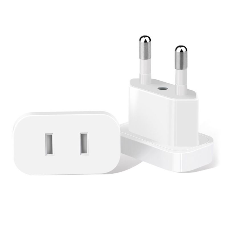 KOOL 4 0mm Adaptador Tomada Eua Para Europa Brasil Plug Conversor Carregador Viagem