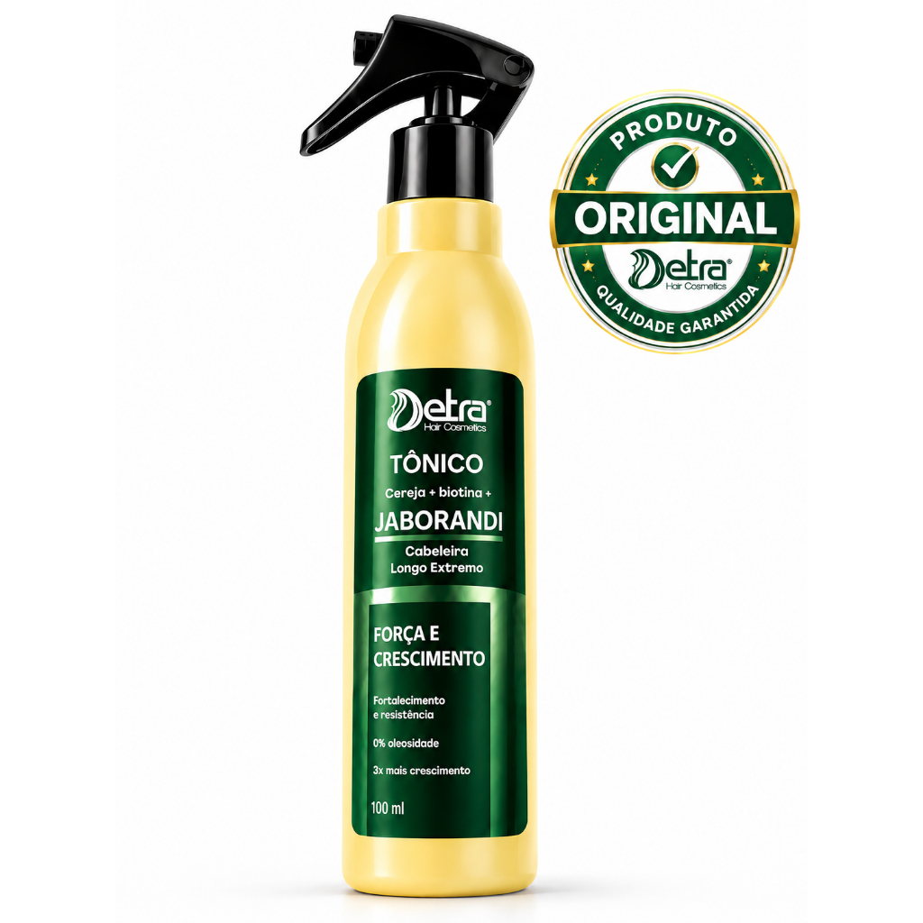 Tônico Crescimento Capilar Anti queda Fortalecimento Jaborandi carqueja e Biotina 160ml  anti queda