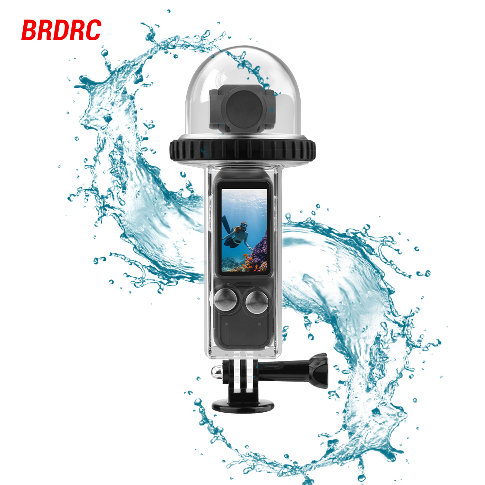 Novo Novo Caso BRDRC 40M à Prova d'Água para DJI Osmo Pocket 3 Caixa de Mergulho Acessório Protetor para Câmera