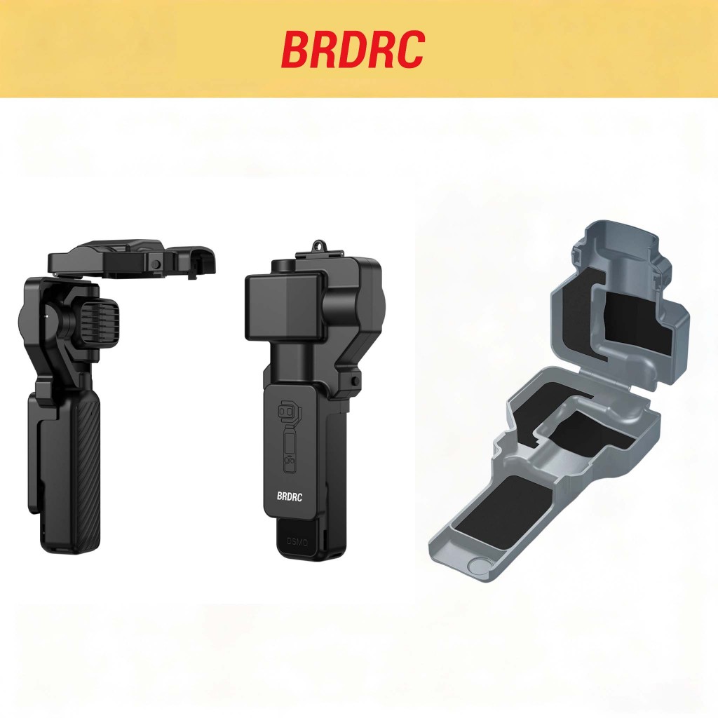 BRDRC Capa Protetora Para DJI Pocket 4P Acessório Resistente A Arranhões Dura À Prova De Choque Com Armazenamento De Fil