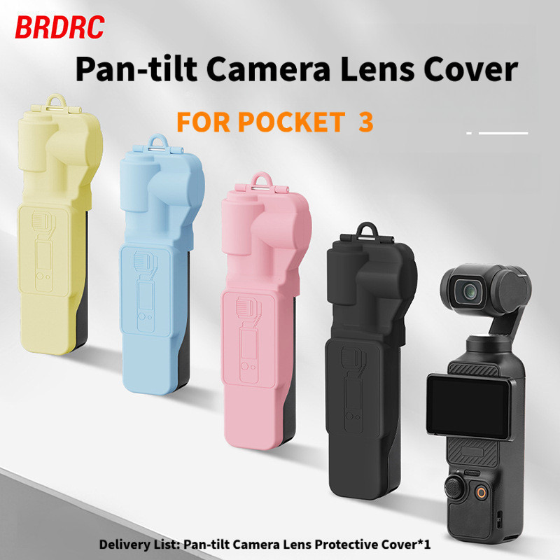 Capa Protetora de Tela BRDRC Pocket 3, Acessórios para DJI Osmo Pocket 3, Tampa de Lente para Câmera Portátil, Capa Rígi