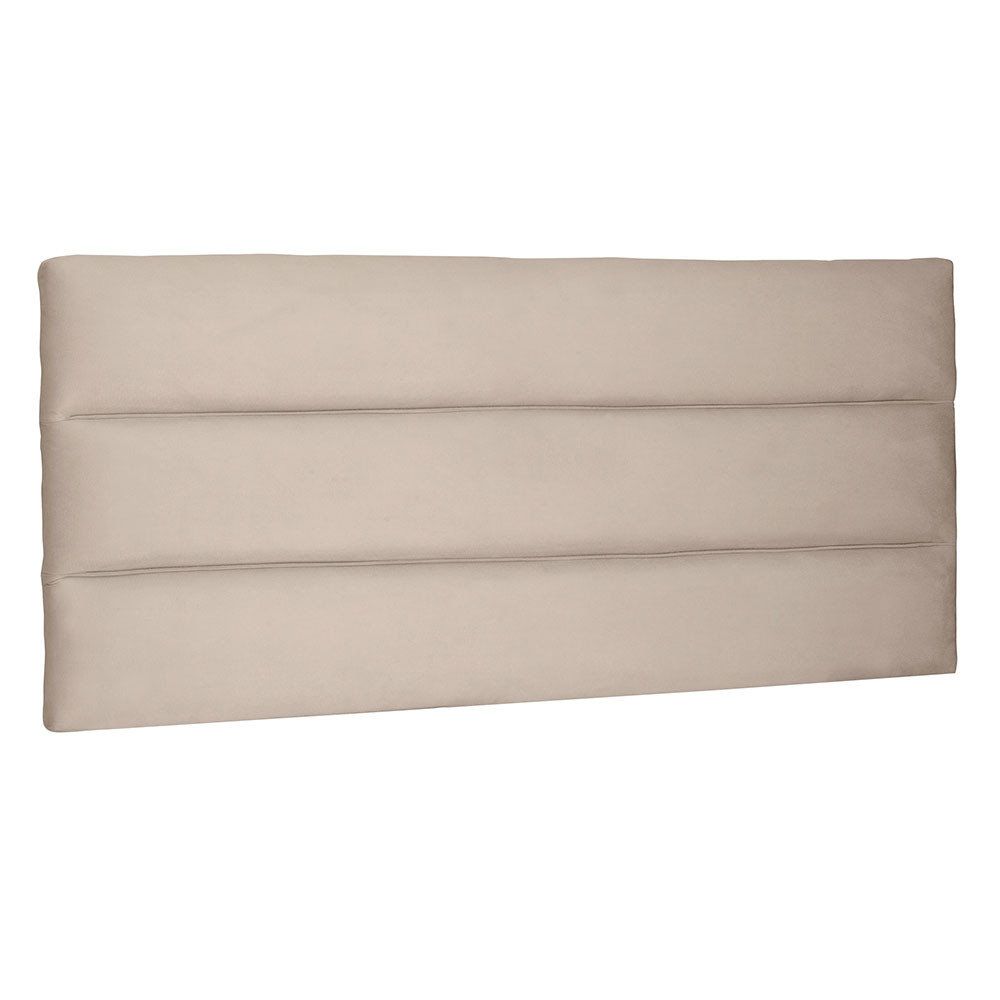 Cabeceira Painel Estofado para Cama Box Solteiro 90 cm La Italiana Suede - Pallazio