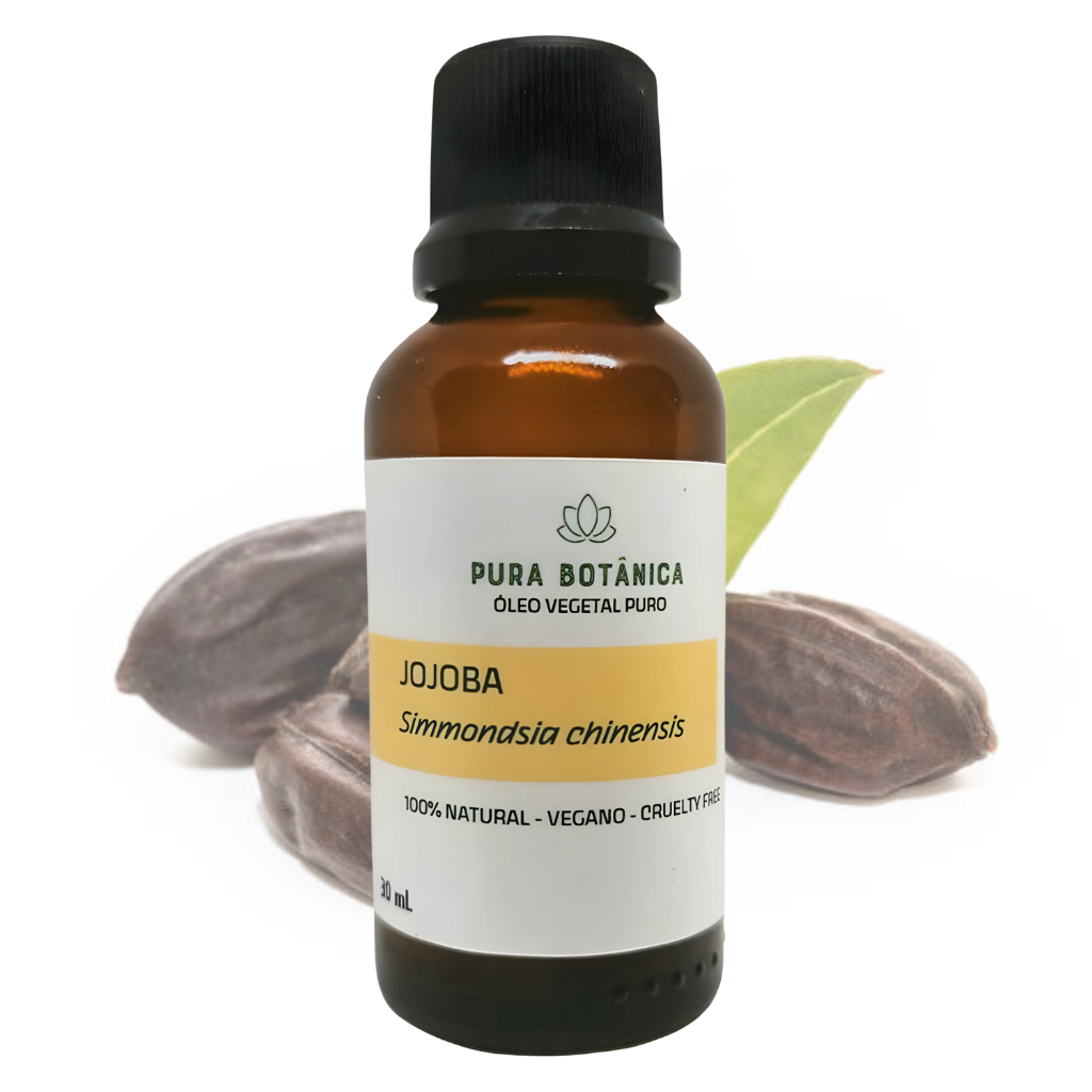 Óleo Vegetal de Jojoba 100% Puro e Natural, Massagem, Aromaterapia, Cabelo, Pele Pura Botânica