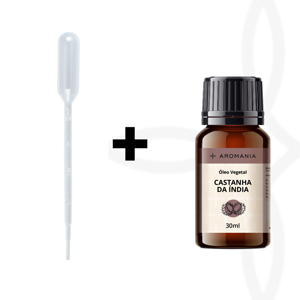 Óleo Vegetal de Castanha da Índia Carreador 30 ml 100% Puro e Natural | Tonificante, Antioxidante e Regenerador