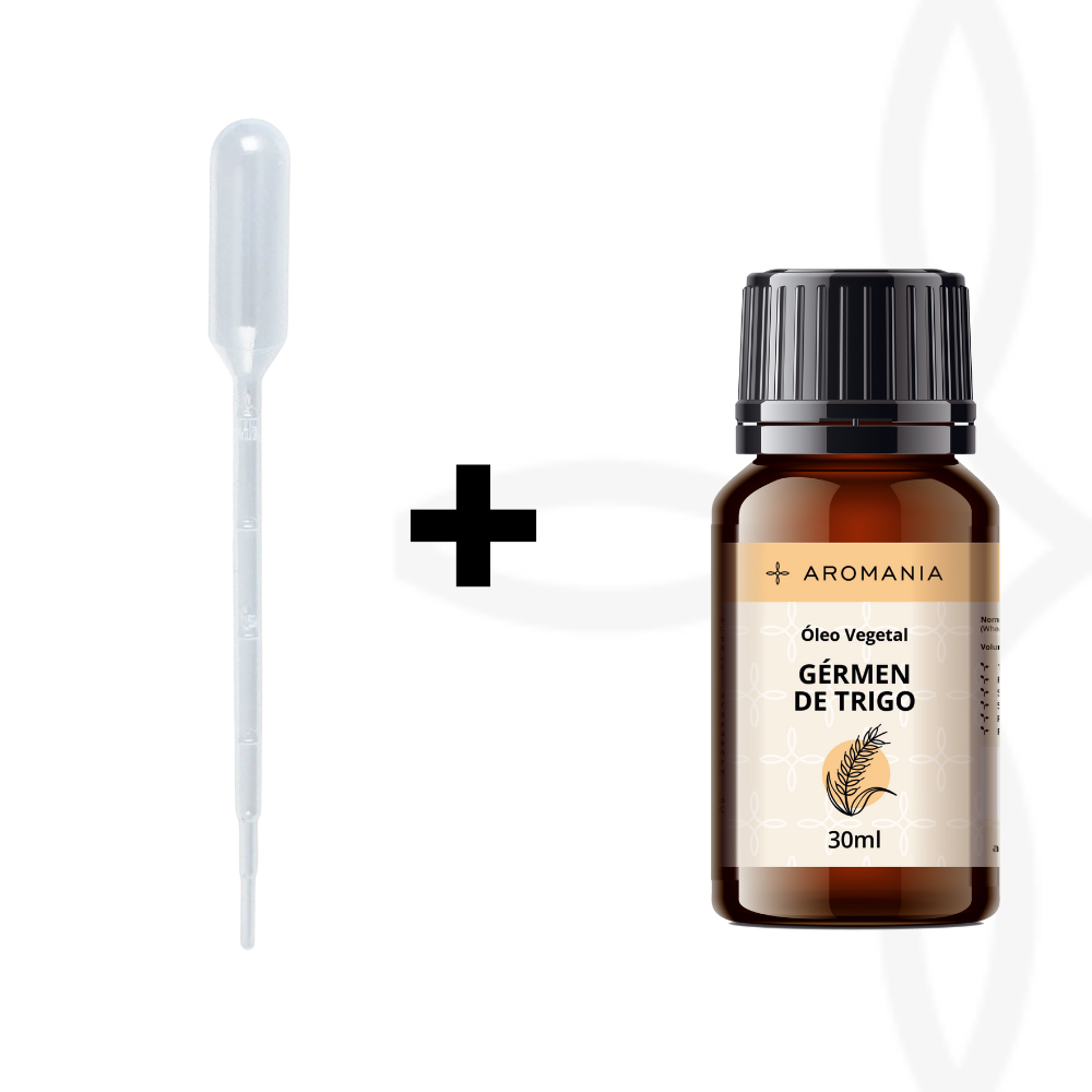 Óleo Vegetal de Gérmen de Trigo 30ml | Rejuvenesce, Fortalece e Nutre | 100% Puro e Natural