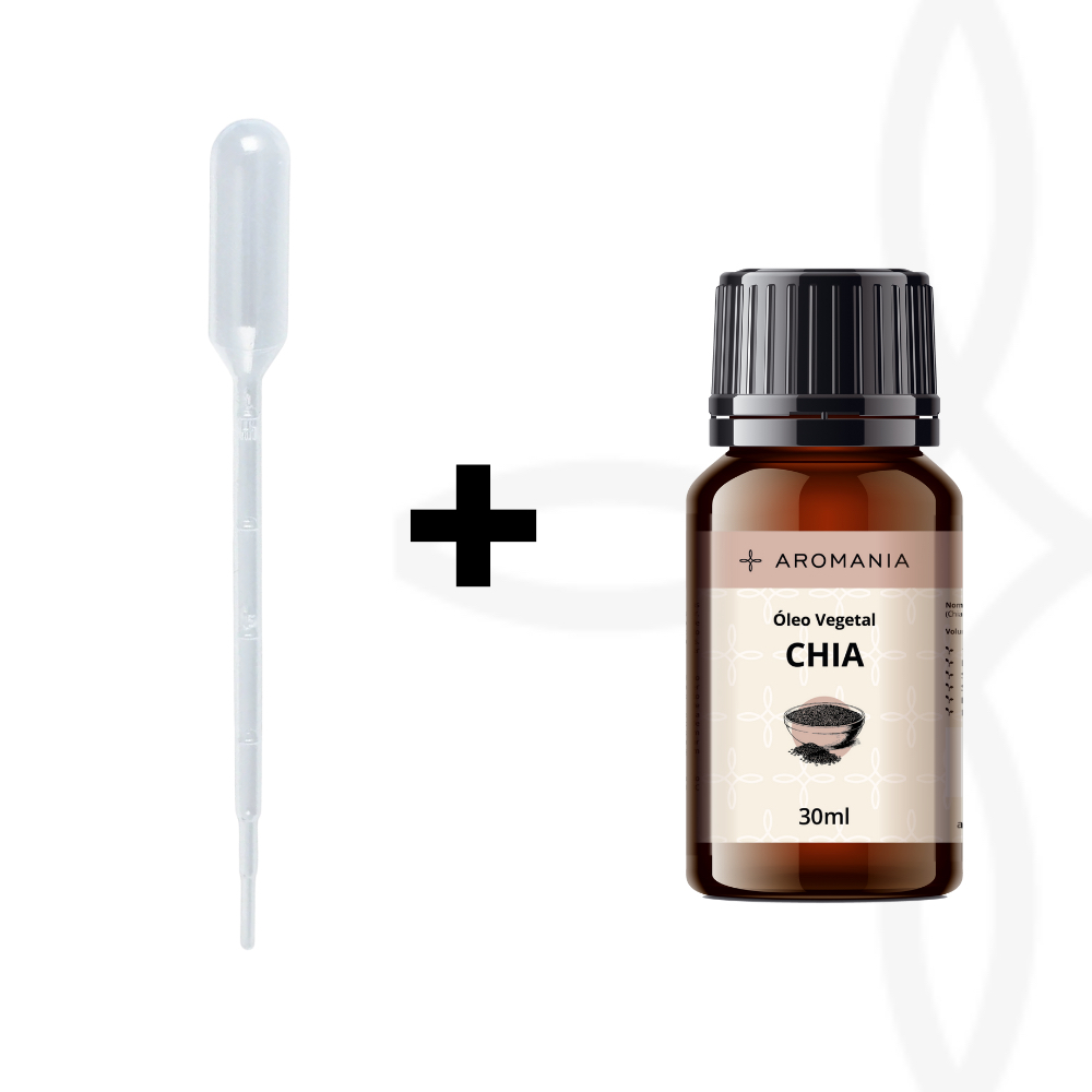 Óleo Vegetal de Chia 30ml Nutre, Regenera e Protege 100% Puro e Natural | Uso Capilar e Corporal