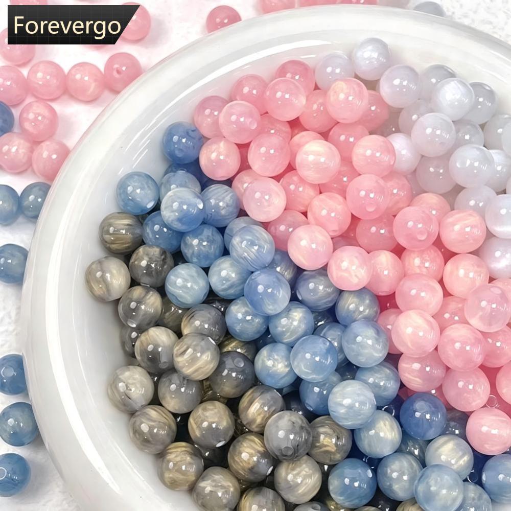 FOREVERGO 20 Peças Contas Banhadas A Ouro DIY Resina Streamer Céu Estrelado De Olho De Gato Artesanais Joias Fazendo Sol