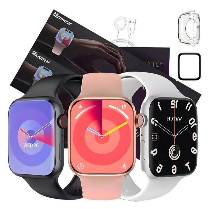 Relógio Smartwatch W29S Serie 9 47MM  ChatGPT GPS Bussola Armazena Arquivo Faz Chamada