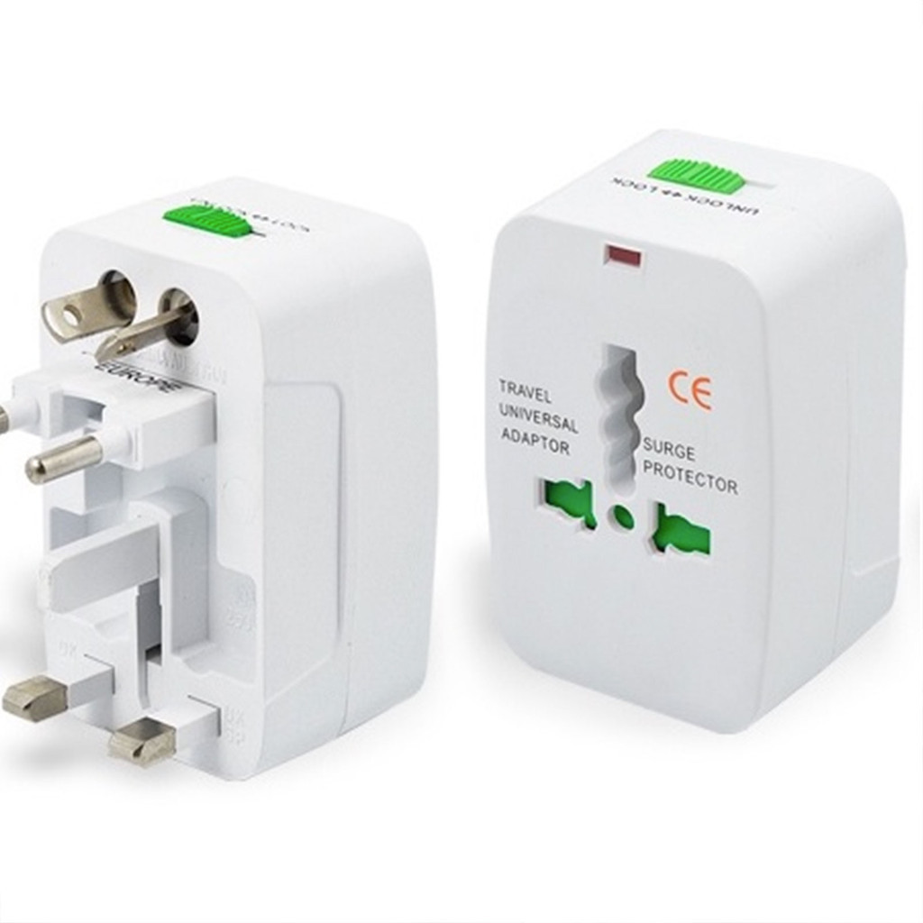 Adaptador de Tomada Universal Internacional Bivolt Portátil com Plug para Viagem