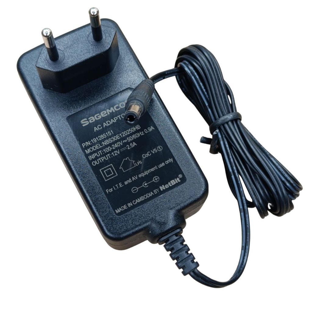 Fonte 12v 2.5a Chaveada Cftv Fita Led Som Automotivo