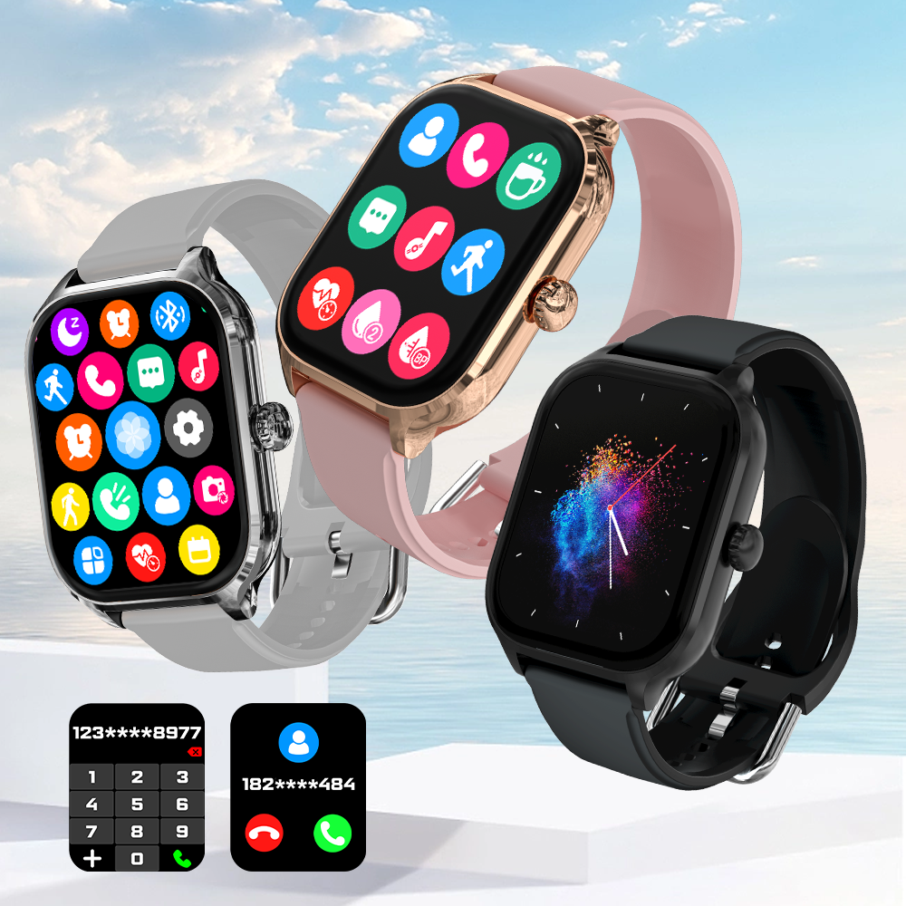Laxasfit H9 Novo Smartwatch Homens Mulheres Relógio Esportivo 2.01 Hd Touch Screen Receber Chamada Rastreador De Fitness