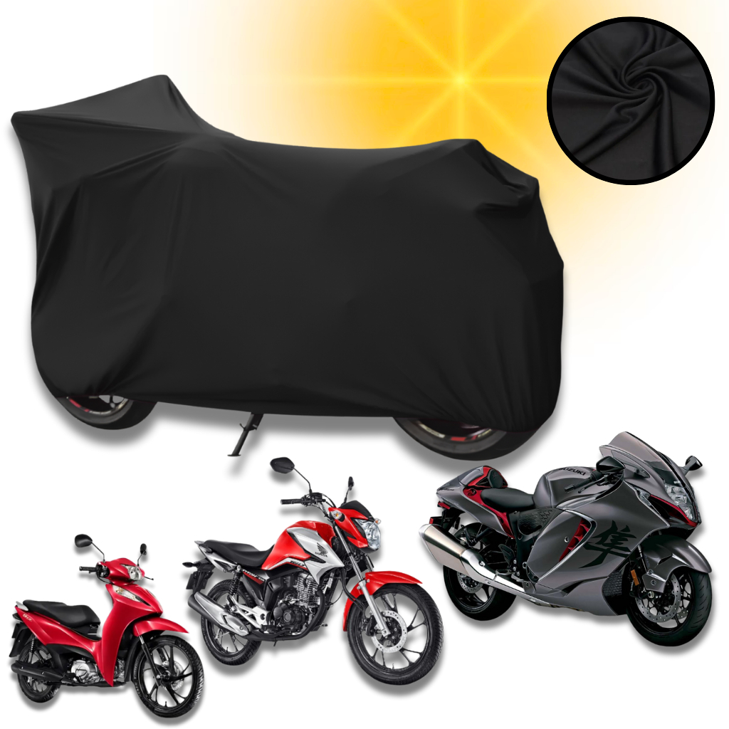Capa De Cobrir Tecido Helanca Lycra Moto Biz Cg Fan Titan 125 150 160
