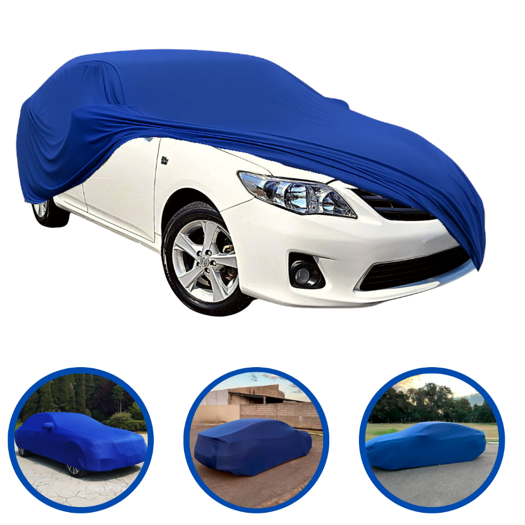 Capa Cobrir Externa Carro Tecido Helanca Lycra Bloqueio UV Vários Modelos Compatíveis