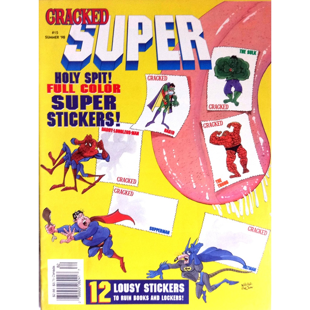 Revista Cracked SUPER 15 - Importada - Vintage - 1998