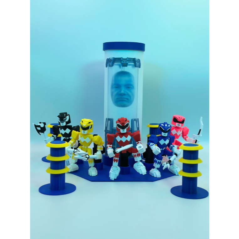 Muggora Boneco Power Ranger Articulado Premium Exclusivo Brinquedo Decoração Varias Poses
