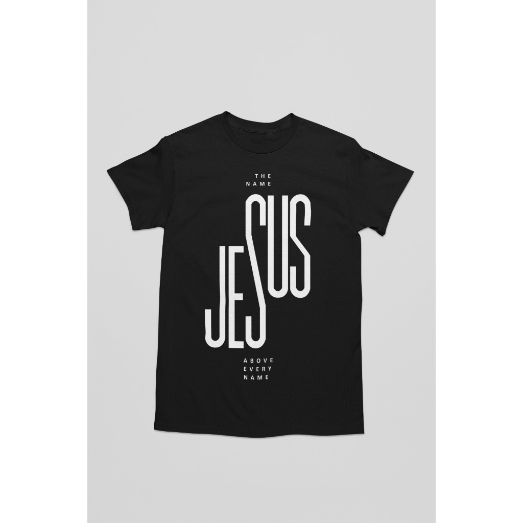 Camiseta Camisa Jesus Estampada Confortável Estilosa 100% Algodão Fio 30.1 Alta Qualidade Frases Fé