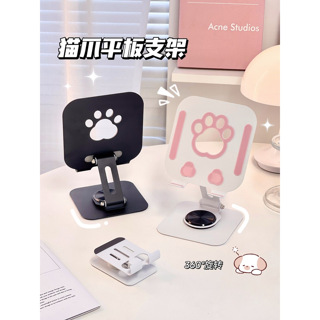 Simples bonito prateleira de mesa suporte do telefone móvel dormitório estudante escritório assistindo Drama assistindo