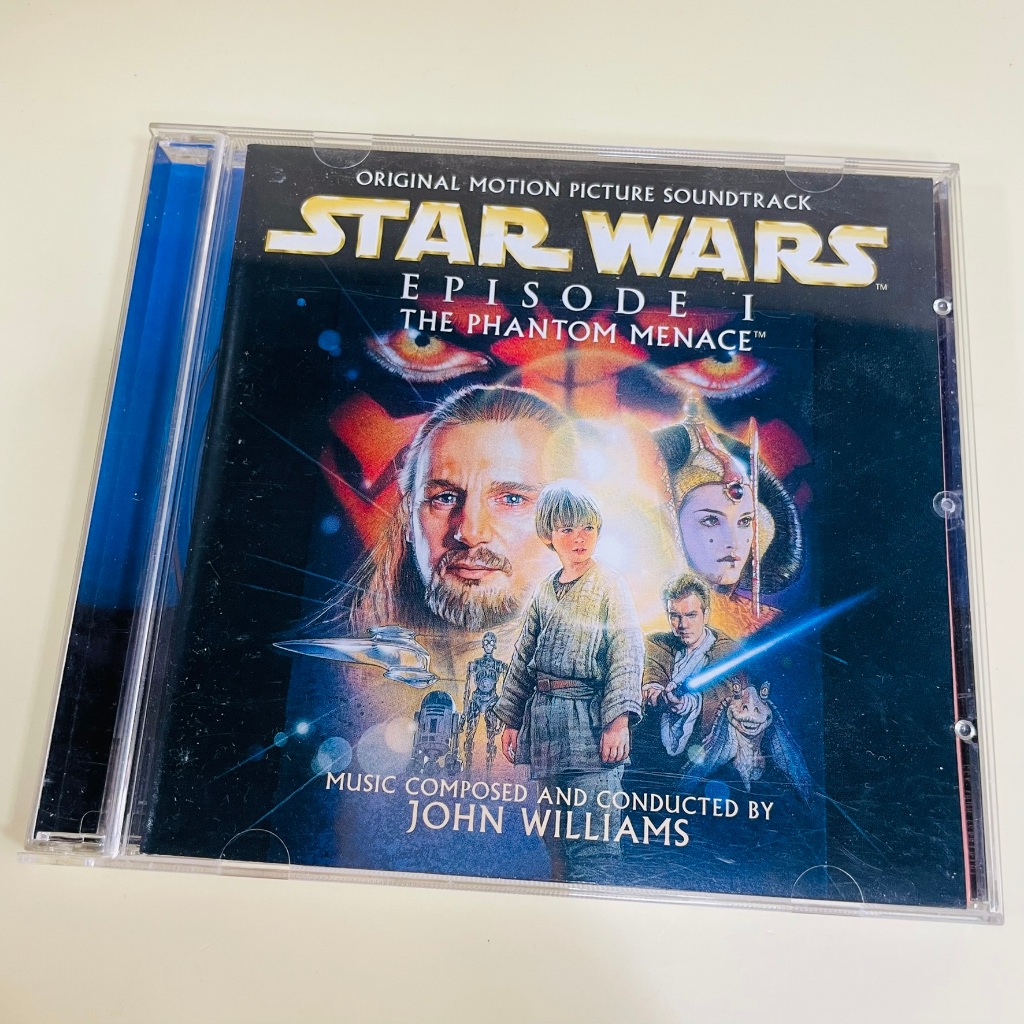 STAR WARS Episódio I : THE PHANTOM MENACE OST/Raro Original 1999 Trilha Sonora De Filme Áudio CD Feat . Pontuação De Joh