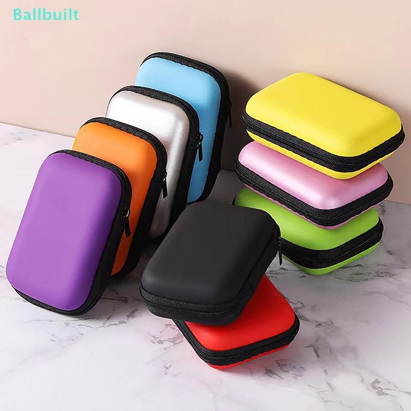 [BLU] Bolsa De Armazenamento Para Viagem , Estojo De Carregamento Pacote De Fone De Ouvido , Com Zíper , Organizador Por