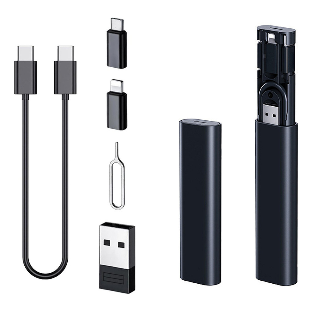 Kit De Caixa De Armazenamento Para Adaptadores Usb