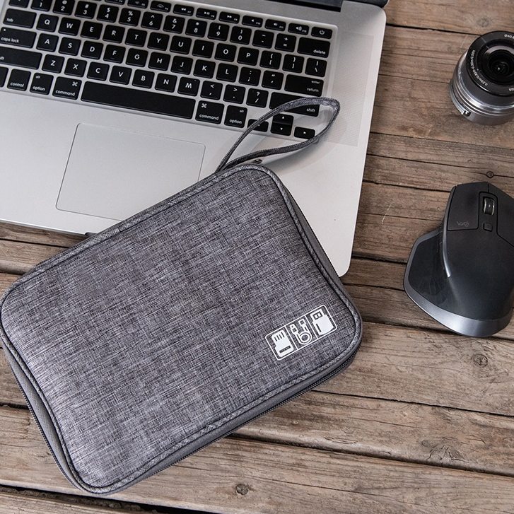 Organizador de Cabos Multifuncional - Bolsa para Carregador, Fones, Pendrives e Acessórios de Viagem