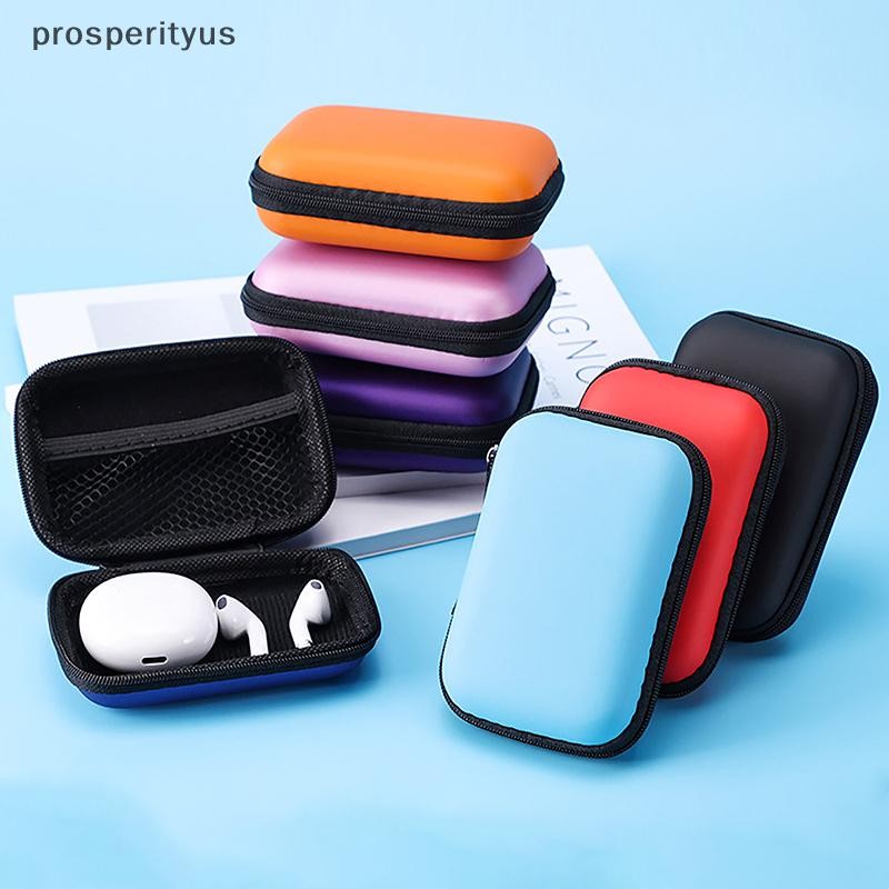 [prosperityus] Bolsa De Armazenamento Para Viagem , Estojo De Carregamento Pacote De Fone De Ouvido , Com Zíper , Organi