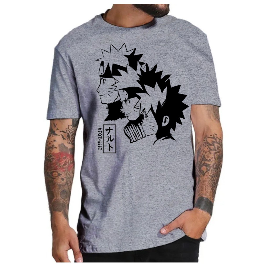 Camiseta Camisa Blusa Anime Naruto Shippuden Boruto Personagem Principal