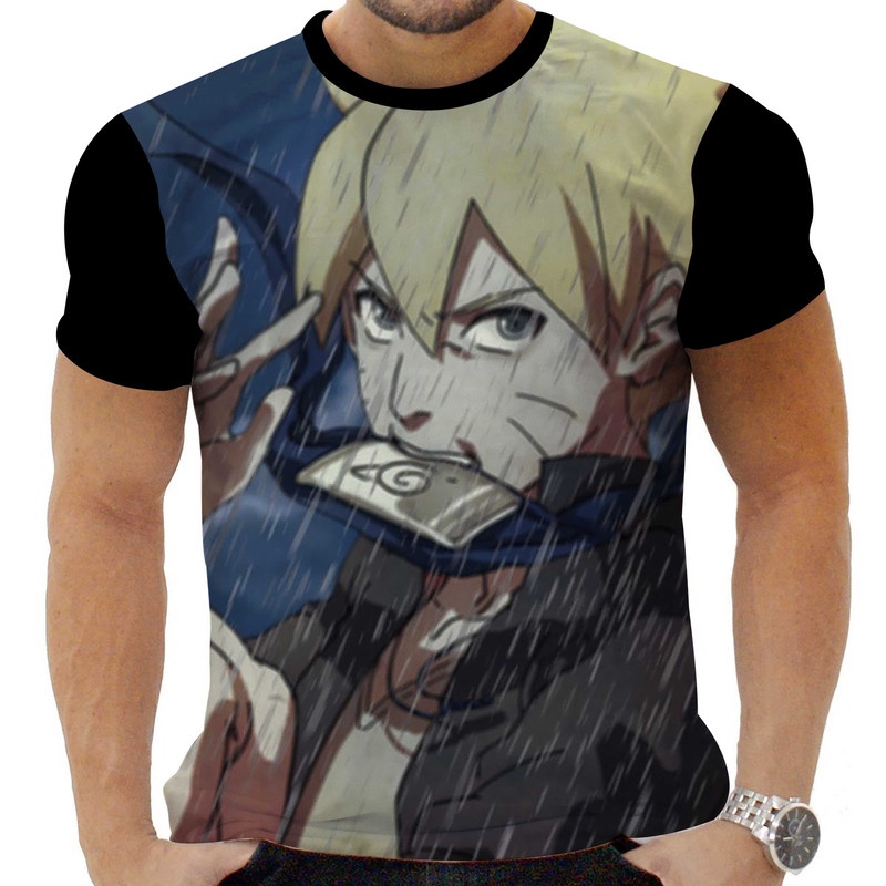 Camiseta Camisa Personalizada Anime Boruto Naruto 15_x000D_