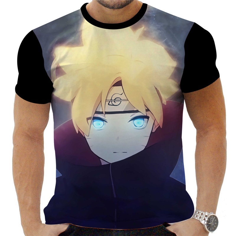 Camiseta Camisa Personalizada Anime Boruto Naruto 04_x000D_