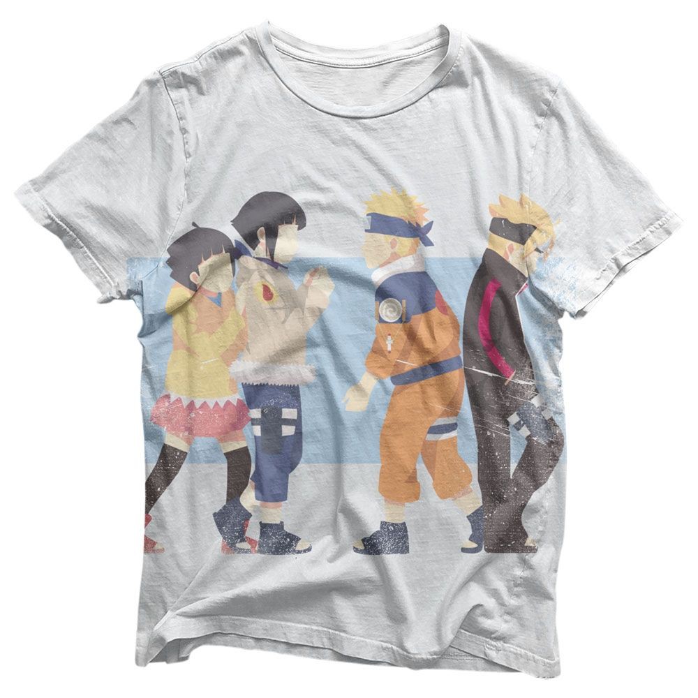 Camisa Familia Uzumaki Genin - Camisas Boruto Estampa Total