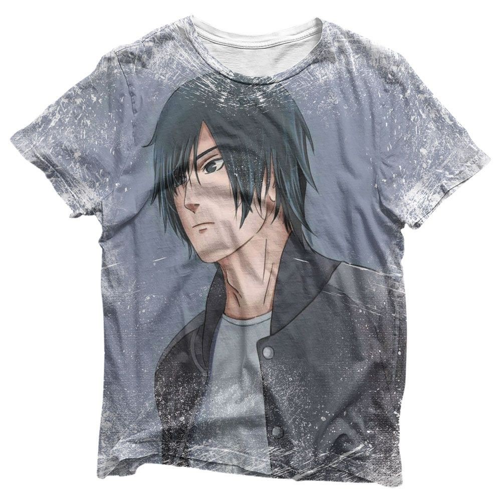 Camisa Sasuke Arte Em Boruto - Camisas Boruto Estampa Total