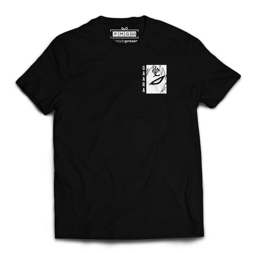 Camiseta Gaara Da Areia Kazekage Naruto Boruto Mangá Anime Sabaku No Gaara