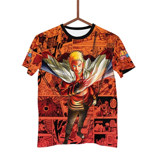 Blusa Camisa Camiseta Anime Uzumaki Naruto Boruto Hokage G2458