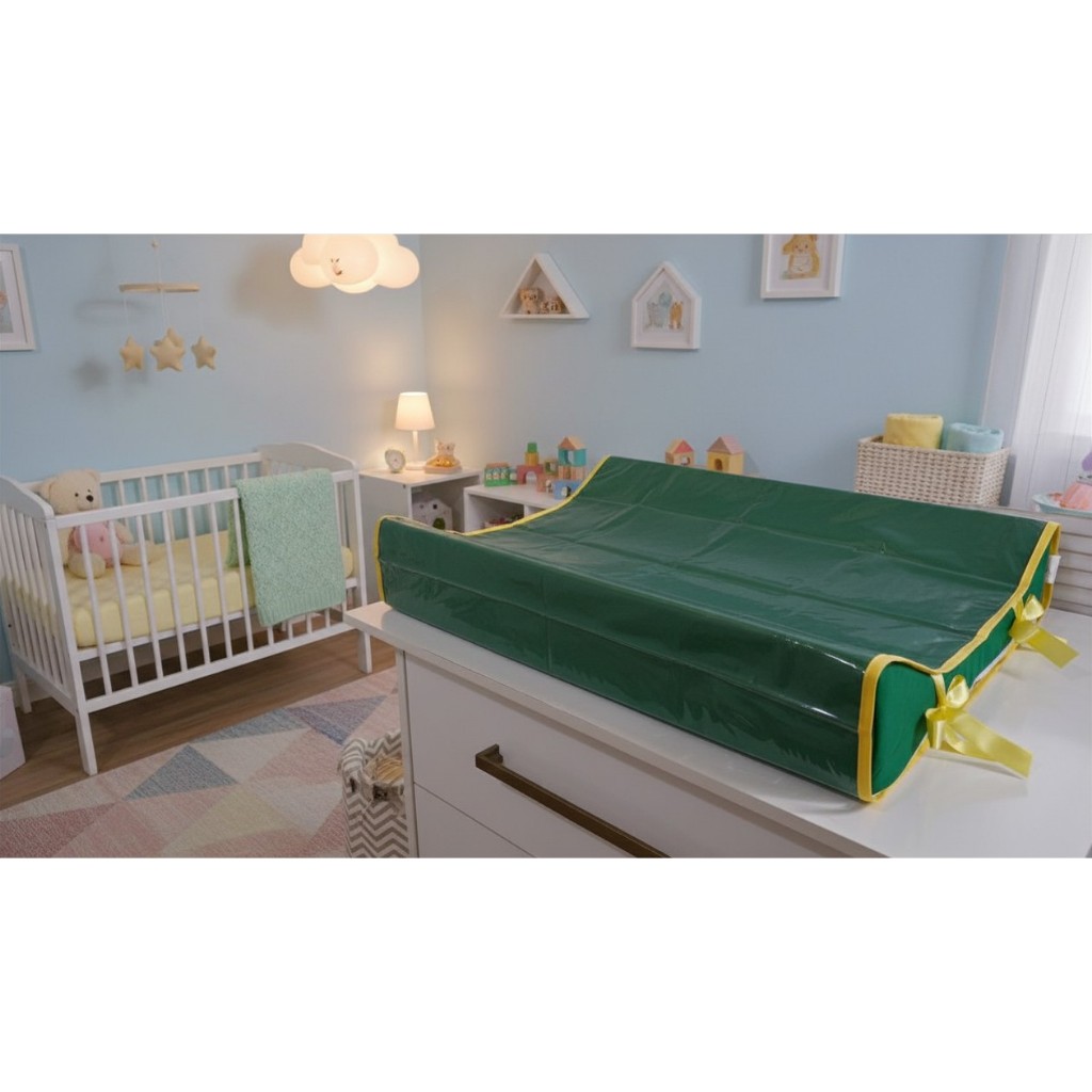 Trocador Americano Com Abas  Brasil Verde e Amarelo