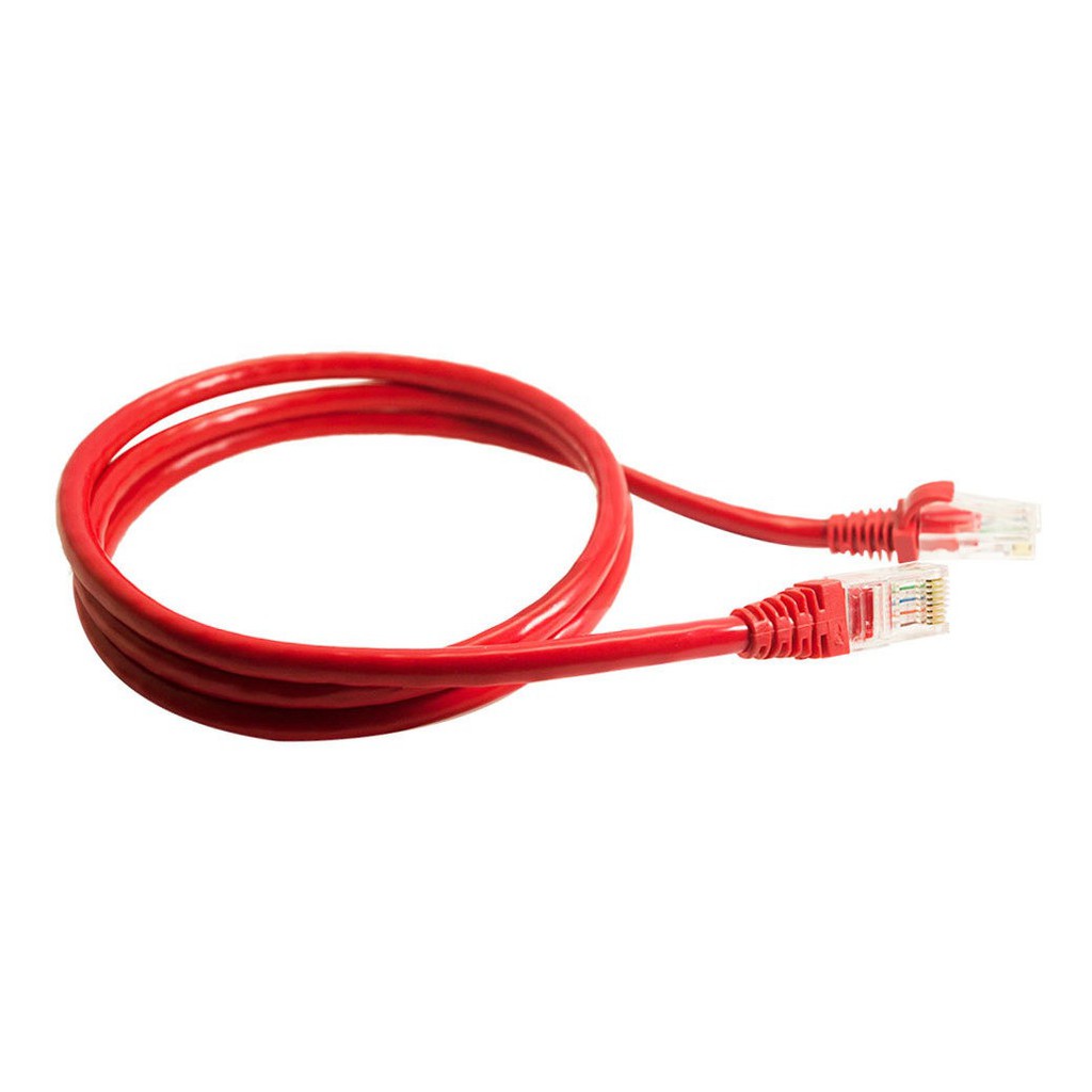 Cabo Rede Patch Cord Cat6 Furukawa Gigalan Vermelho 6 Metros
