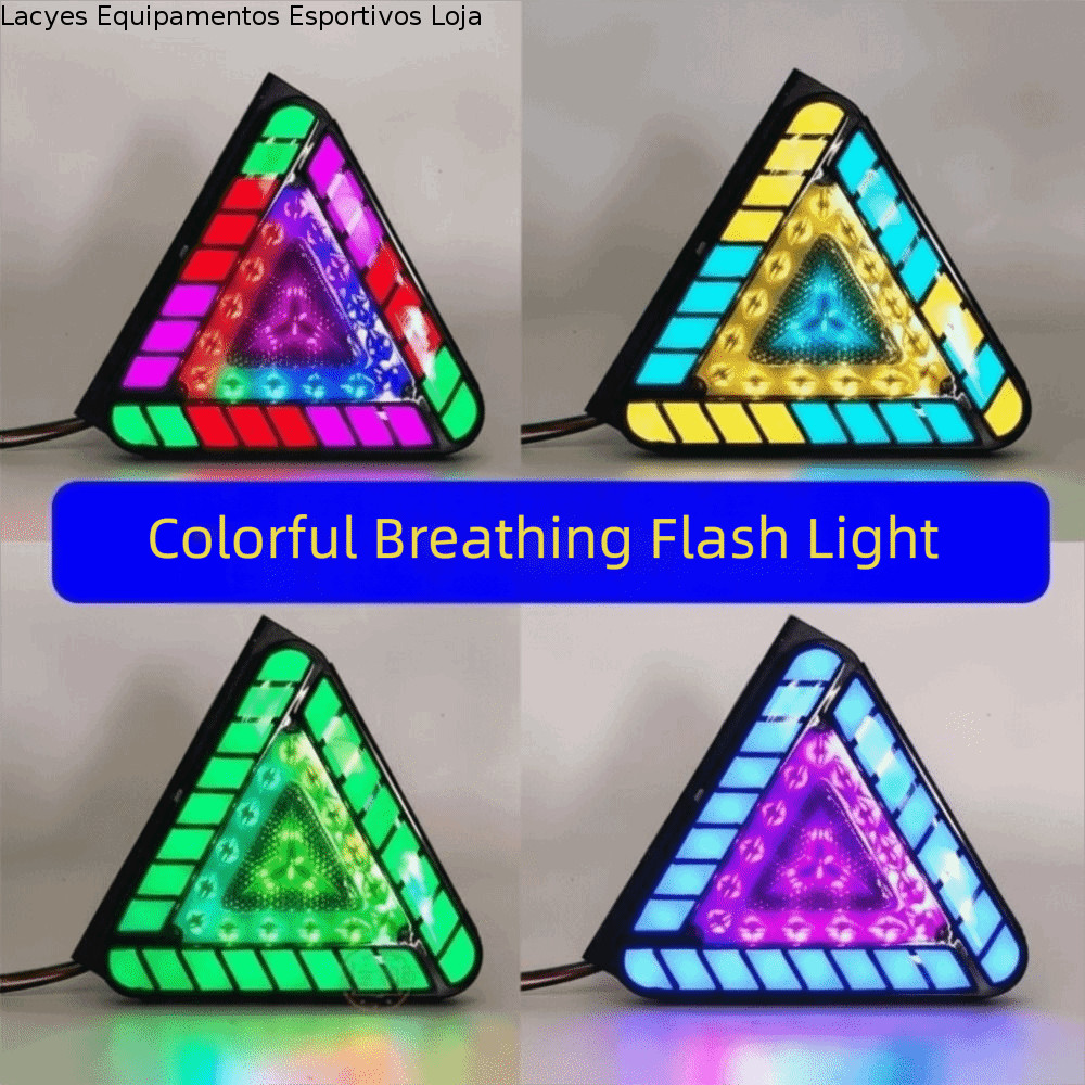 Luzes De Freio LACYES , Traseiras Tricolor De Alto Brilho , Luz Estroboscópica Colorida À Prova D'água