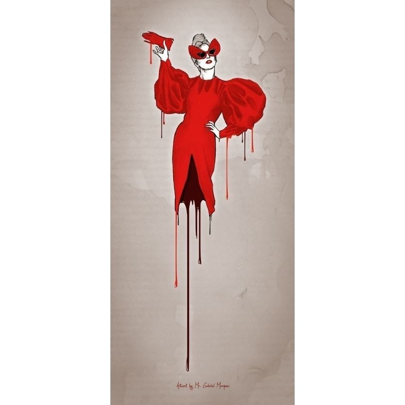 Quadro Decorativo Cantora LAdy Gaga Placa Decorativa MDF tamanho A4 28x20 Envio Imediato
