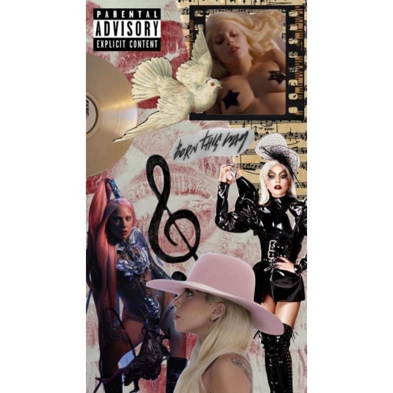 Quadro Decorativo LAdy Gaga Cantora Placa Decorativa MDF tamanho A4 28x20 Envio Imediato