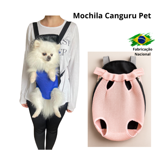 Bolsa Mochila Transporte Canguru para Pet - Conforto, Segurança e Estilo para o Seu Pet