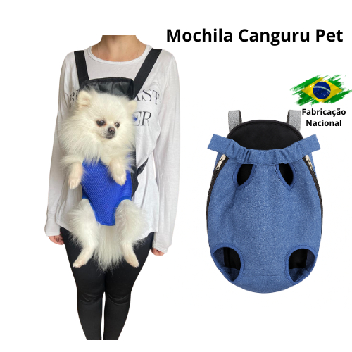 Mochila Canguru para pet e cães