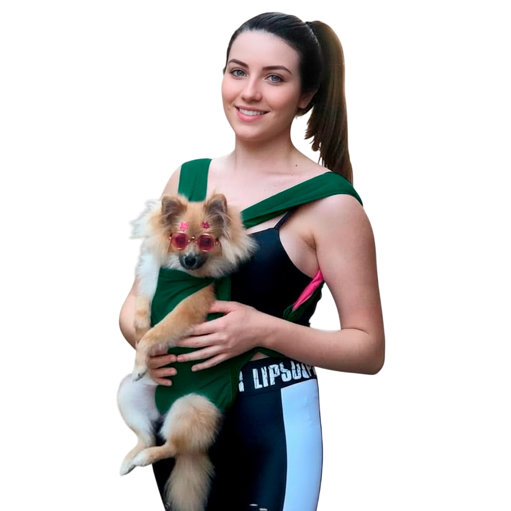 Mochila Canguru Transporte Para Cachorro Em Passeios Avuk Pet
